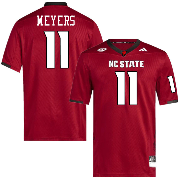 NC State Wolfpack #11 Jakobi Meyers College Football Jerseys,Uniforms-Red